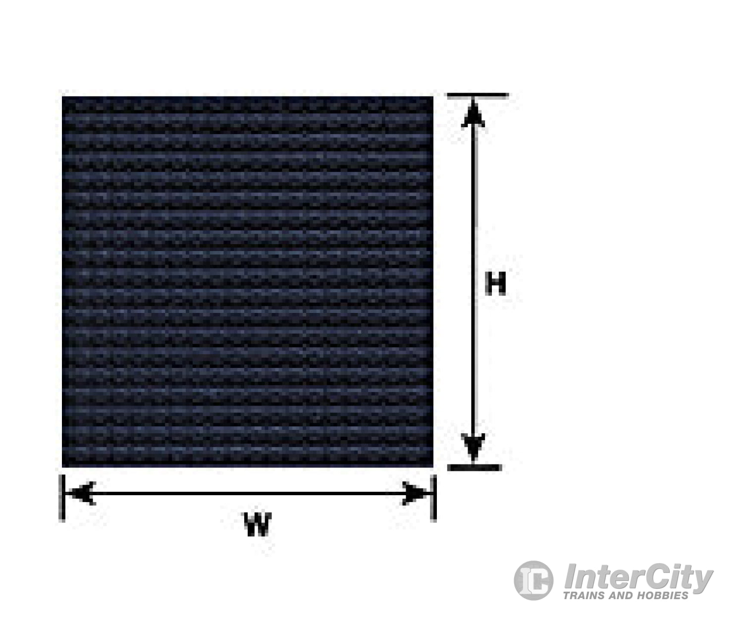 Plastruct 91711 O Rubber Tread Sheet Scratch Building Supplies