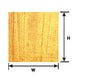 Plastruct 91852 1:12 Oak Wood Paneling Sheet Scratch Building Supplies