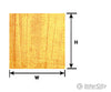 Plastruct 91852 1:12 Oak Wood Paneling Sheet Scratch Building Supplies