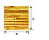 Plastruct 91853 1:12 Elm Wood Paneling Sheet Scratch Building Supplies