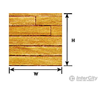 Plastruct 91857 1:12 Light Hard- Wood Floor Sheet Scratch Building Supplies