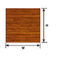 Plastruct 91858 G (1:24) Dark Hardwood Floor Sheet Scratch Building Supplies