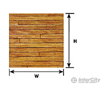 Plastruct 91859 G (1:24) Light Hardwood Floor Sheet Scratch Building Supplies