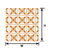 Plastruct 91861 1:12 Brown Square Tile Sheet Scratch Building Supplies