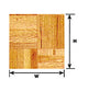 Plastruct 91863 1:12 Parquet Floor Sheet Scratch Building Supplies