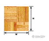 Plastruct 91863 1:12 Parquet Floor Sheet Scratch Building Supplies