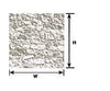 Plastruct 91875 Gray Random Stone Sheet Scratch Building Supplies