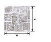 Plastruct 91878 1:12 Gray Dressed Stone Sheet Scratch Building Supplies