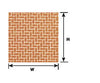 Plastruct 91884 O (1:48) Inter- Locking Paving Sheet Scratch Building Supplies