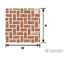 Plastruct 91885 G (1:24) Inter- Locking Paving Sheet Scratch Building Supplies