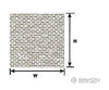 Plastruct 91887 Ho (1:100) Gray Brick Sheet Scratch Building Supplies