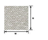 Plastruct 91887 Ho (1:100) Gray Brick Sheet Scratch Building Supplies