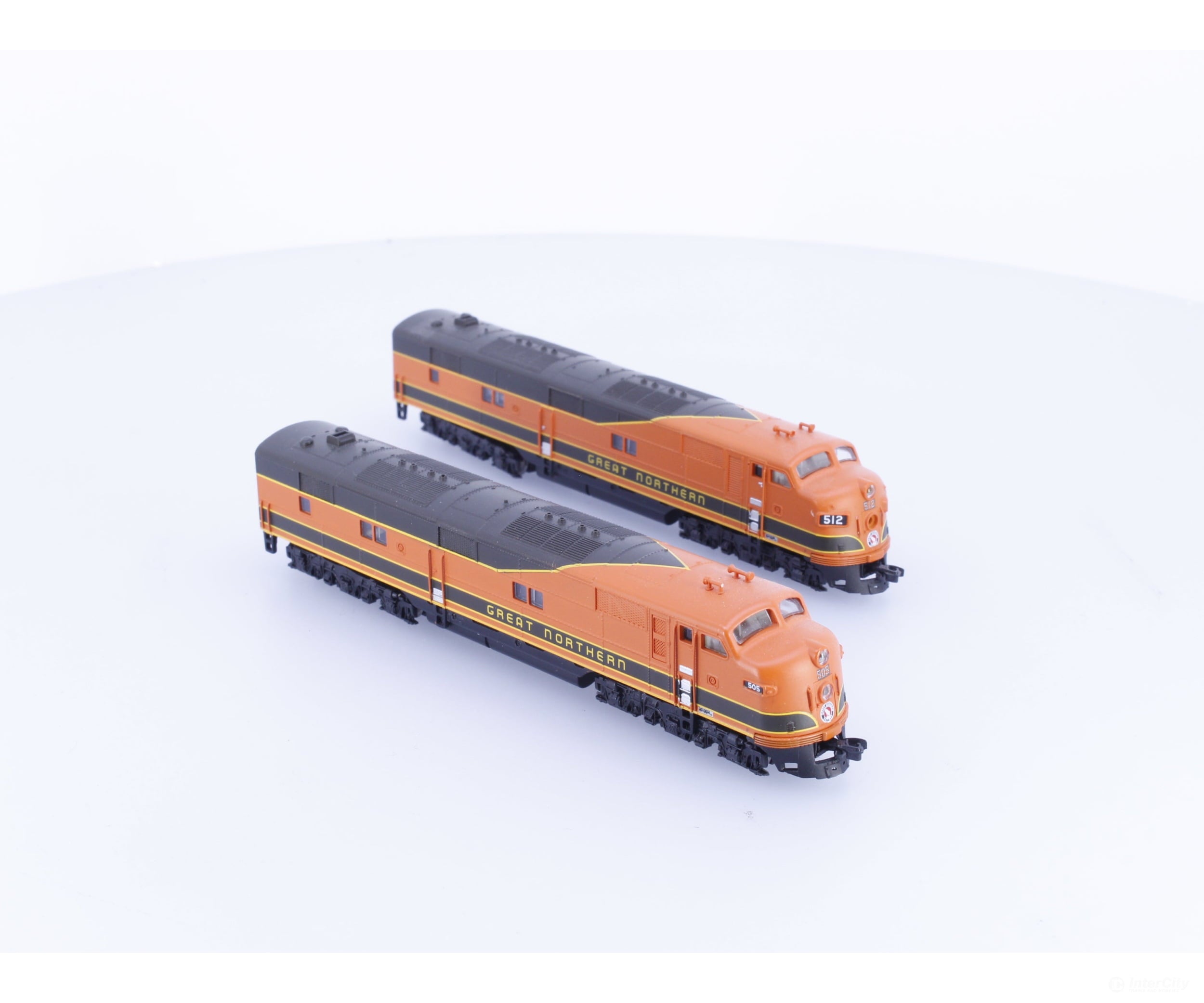 Precision Craft Models 612 N 2x EMD E7A Diesel Locomotives Great Northern (GN) 512 505 DCC & Sound - Locomotives