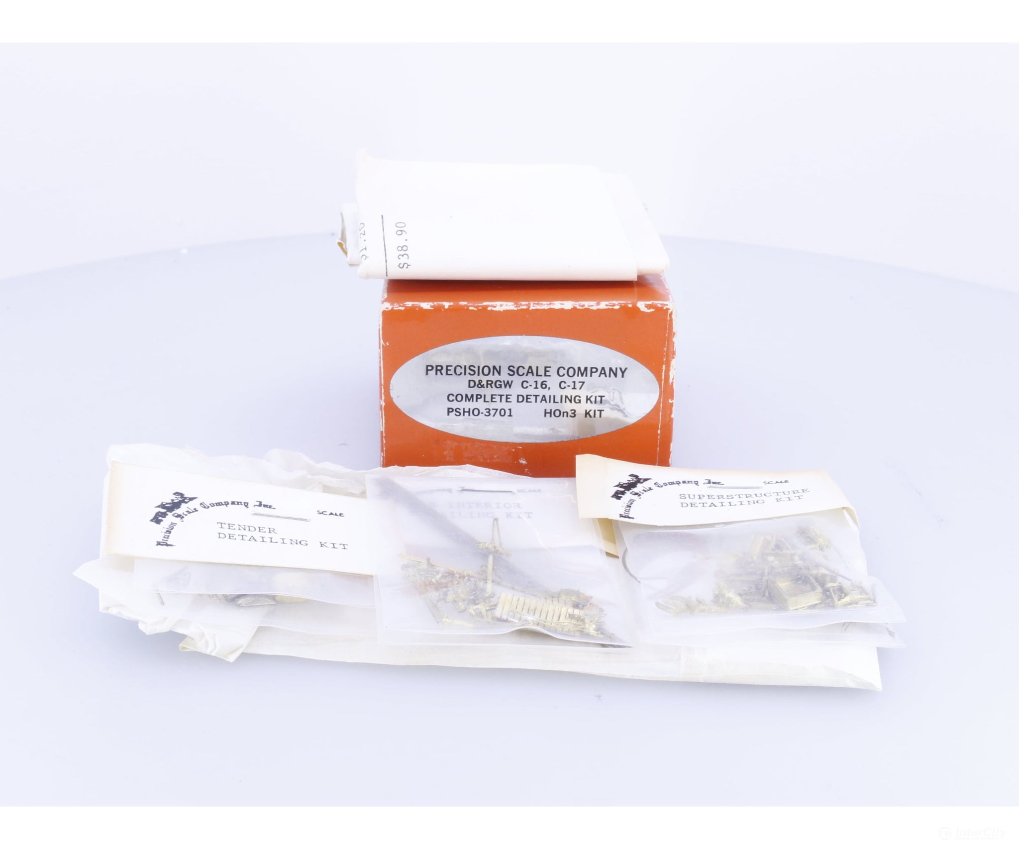 Precision Scale Co. HOn3 3701 Complete Detail Kit -- DRGW C-16/17 - Parts