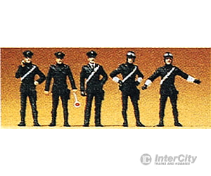 Preiser Ho 10175 Police -- Motorcycle Figures