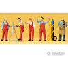 Preiser Ho 10243 People Working -- Craftsmen Pkg(5) Figures