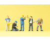 Preiser HO 10498 People Working - Craftsmen w/Tools Figures