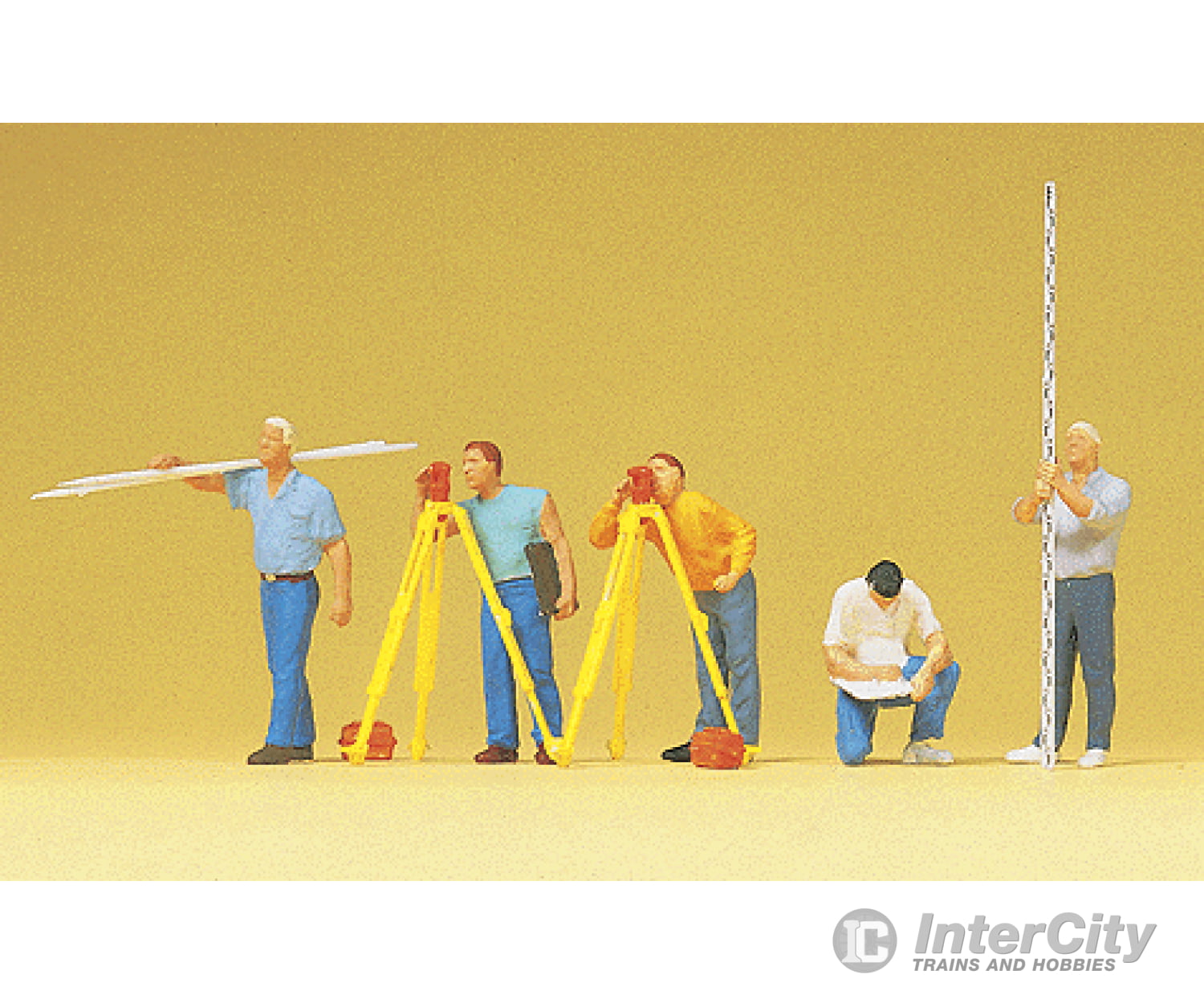 Preiser Ho 10512 Working People -- Surveyors Pkg(5) Figures