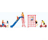Preiser Ho 10616 Playing Children -- With Accessories Pkg(7) Figures