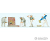 Preiser Ho 10654 Plasterers & Cement Workers -- With Accessories Pkg(4) Figures