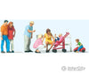 Preiser Ho 10695 Family Day Out -- Pkg(7) Figures