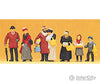 Preiser Ho 12195 1900S People At Christmas Fair Figures