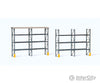 Preiser Ho 17125 Industrial Pallet Racks - Kit (Plastic) -- Fits 48 Europallets Or Equivalent