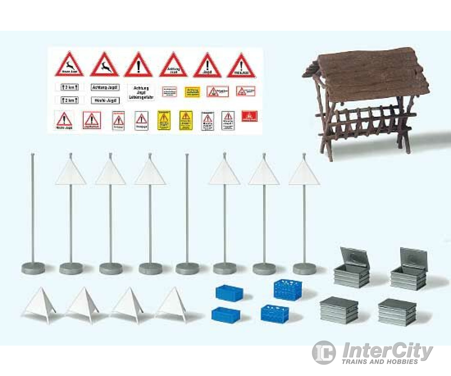 Preiser Ho 17320 Hunting Accessories - Scenery Details