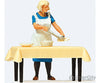 Preiser Ho 28130 Individual Figure -- Housewife Serving Dinner At The Table Figures