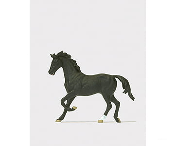 Preiser HO 29525 Animal - Black Horse Figures