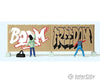 Preiser Kg Ho 10334 Graffiti Artists - 2 Figures & Fence