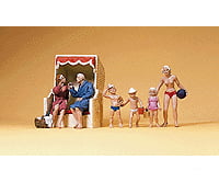 Preiser Kg Ho 10438 Recreation & Sports - Sun Bathers Beach Hut Figures