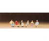 Preiser N 79013 Pedestrians -- Sitting People #1 Figures