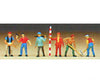 Preiser N 79030 People Working -- Road Construction Workers Figures