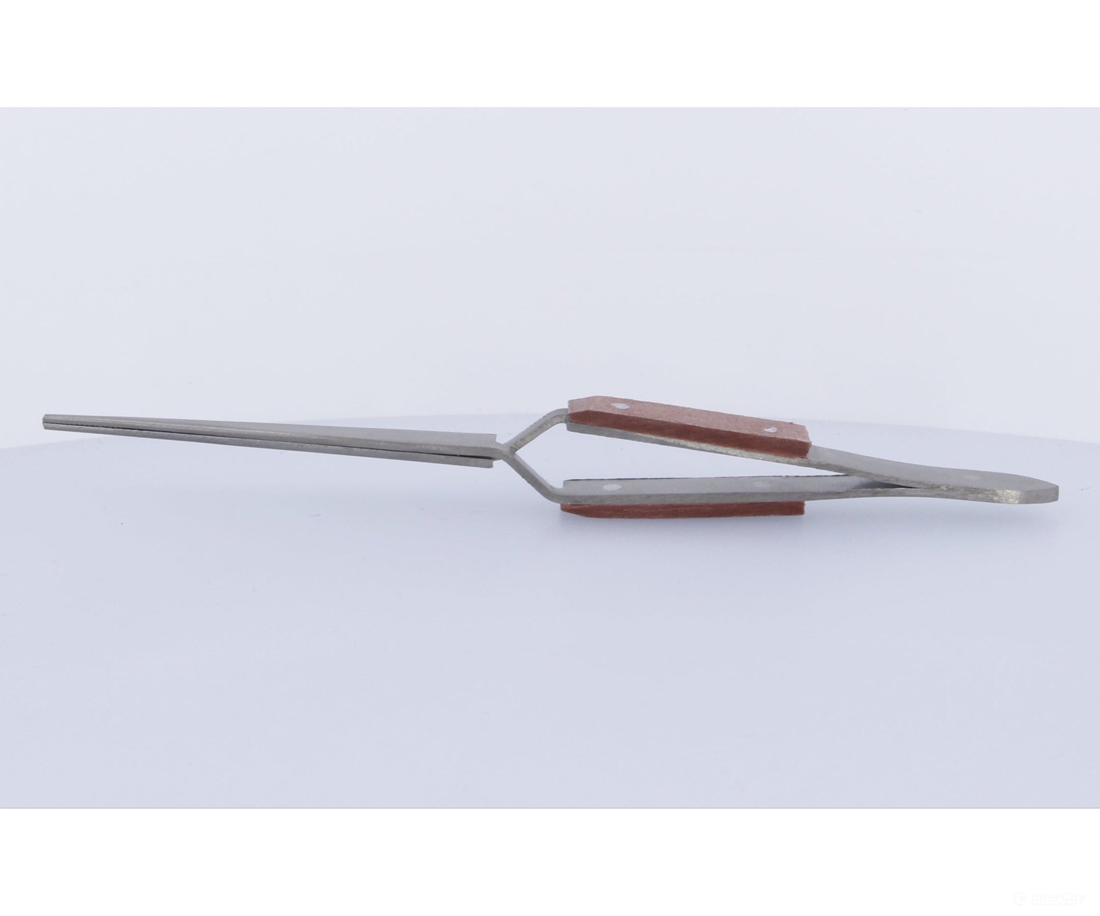 Press To Open Tweezers - Titanium Finish Straight Tools