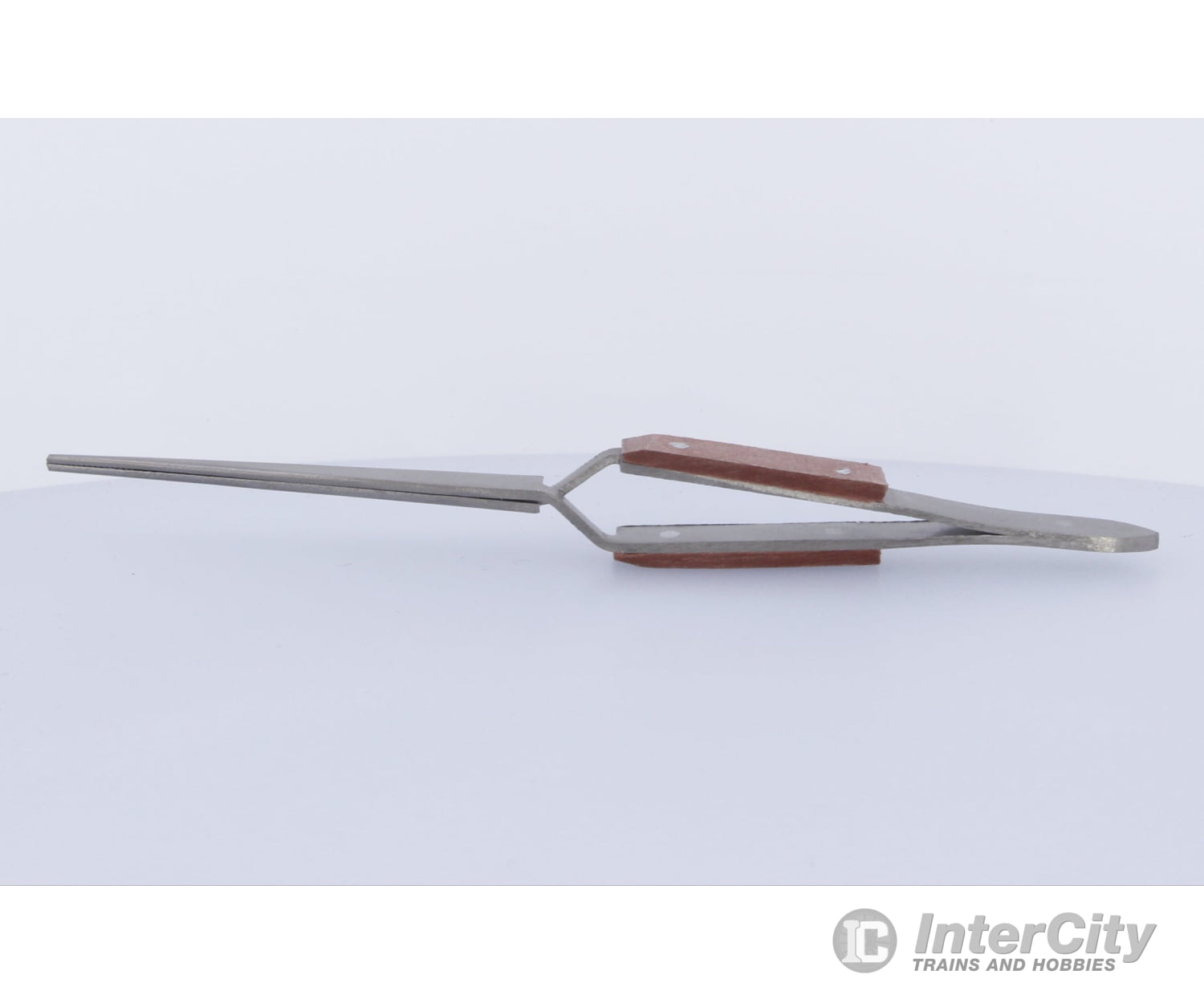 Press To Open Tweezers - Titanium Finish Straight Tools