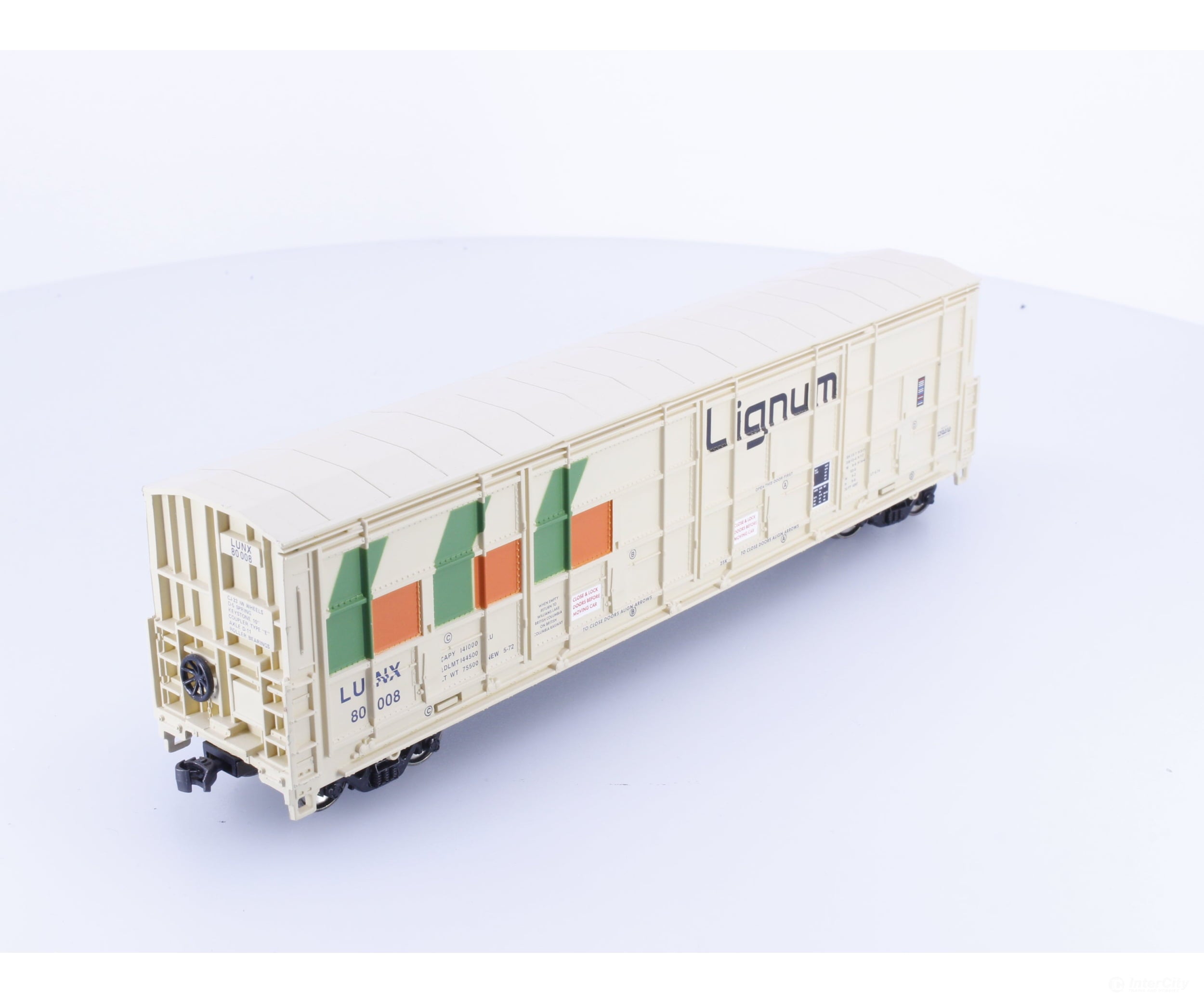 Proto 1000 101203 HO 60’ Thrall Door Boxcar Lignum (LUNX) 80008 (#1) - Freight Cars