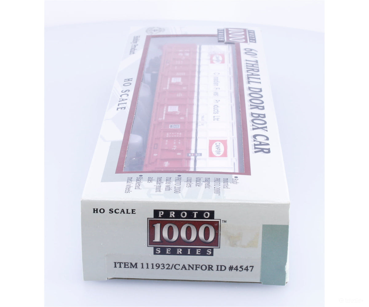 Proto 1000 111932 HO 60’ Thrall Door Box Car Canadian Forest Products Ltd. 4547 - Freight Cars