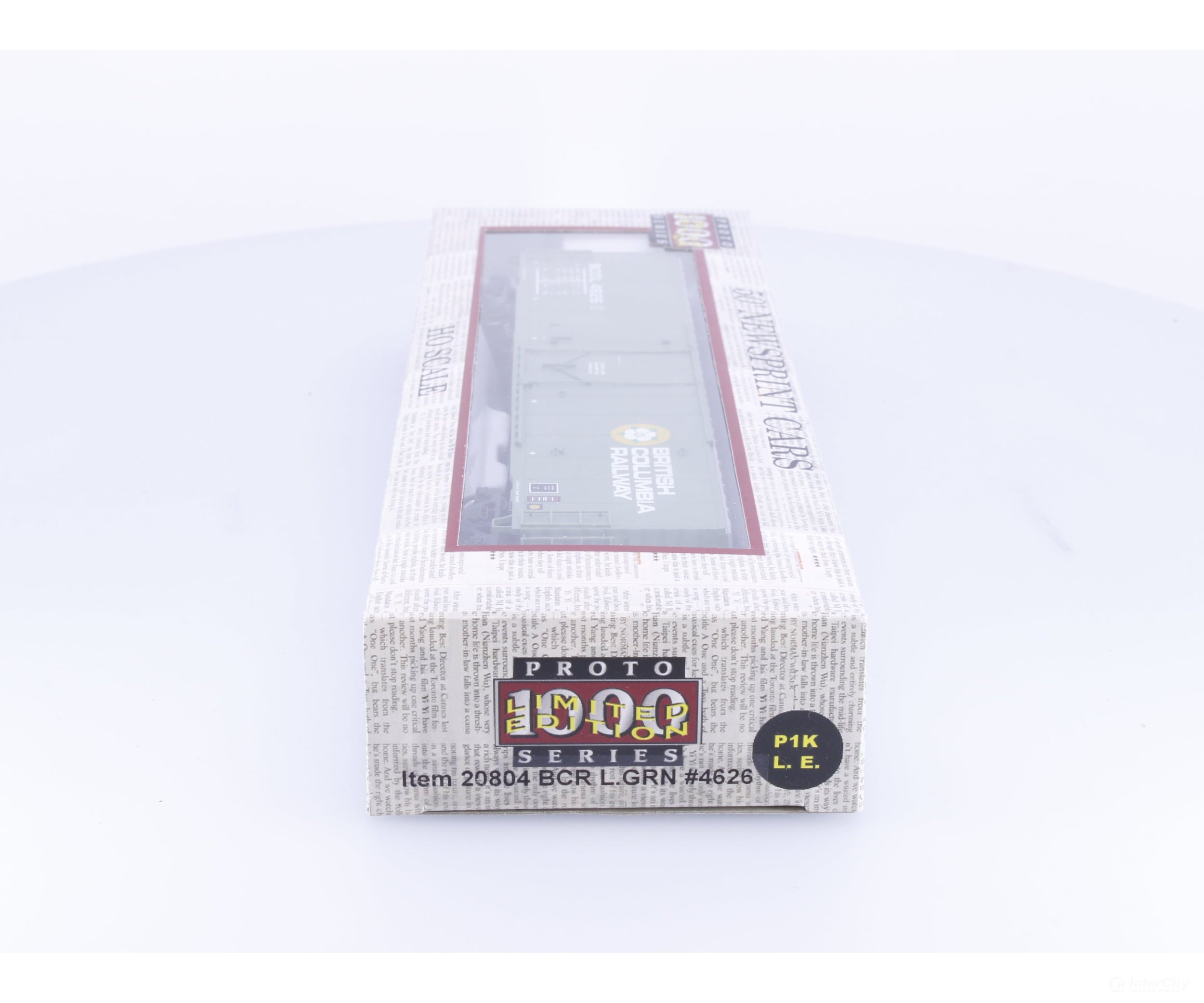 Proto 1000 20804 HO 50’ Newsprint Boxcar BC Rail (BCOL) 4626 - Freight Cars