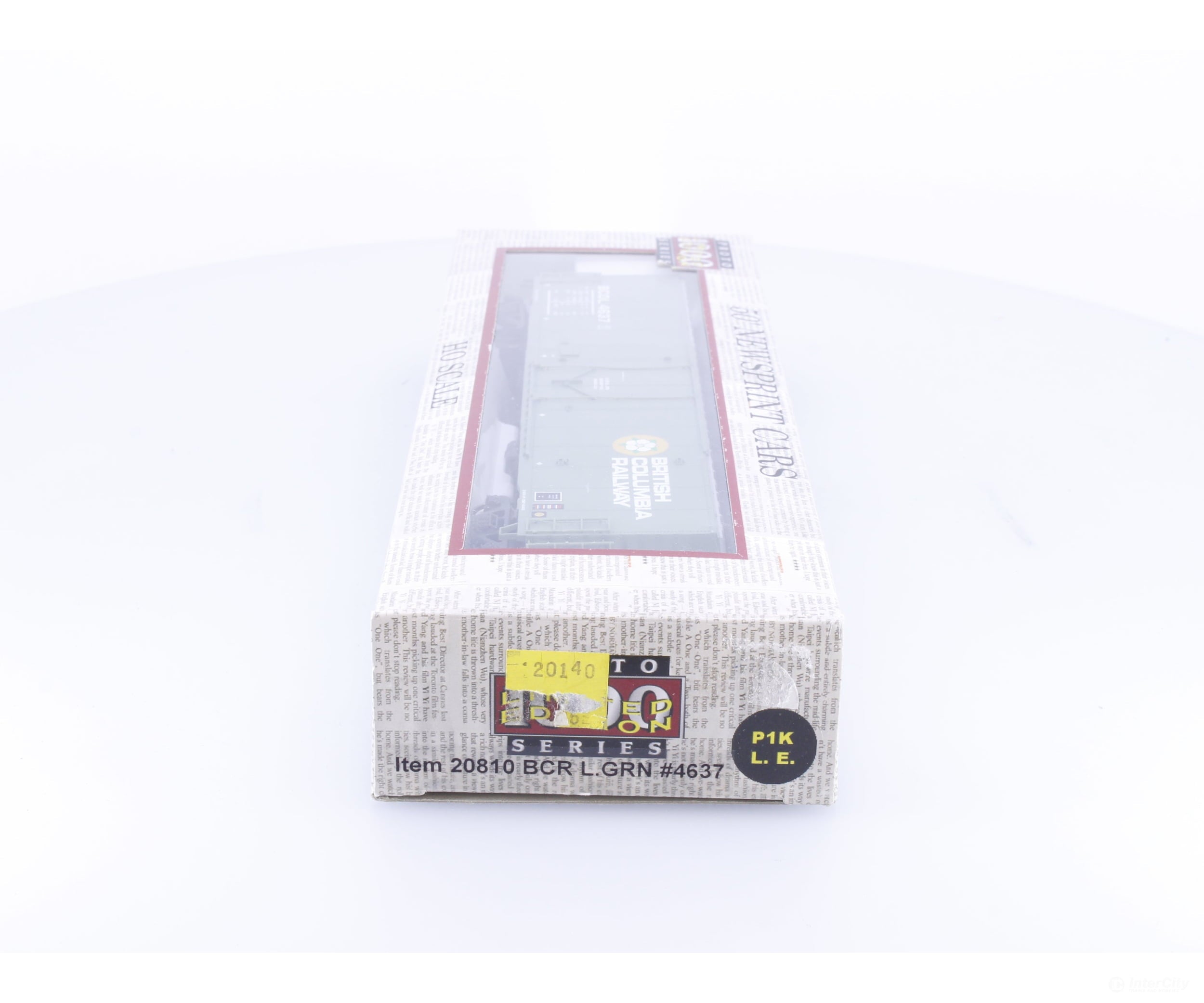 Proto 1000 20810 HO 50’ Newsprint Boxcar BC Rail (BCOL) 4637 - Freight Cars