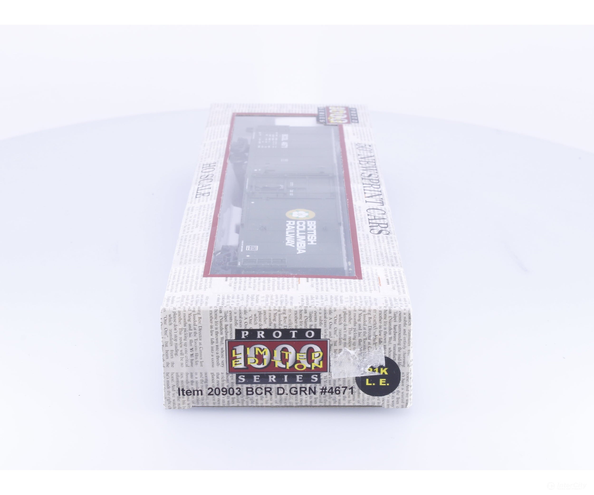 Proto 1000 20903 HO 50’ Newsprint Boxcar BC Rail (BCOL) 4671 - Freight Cars