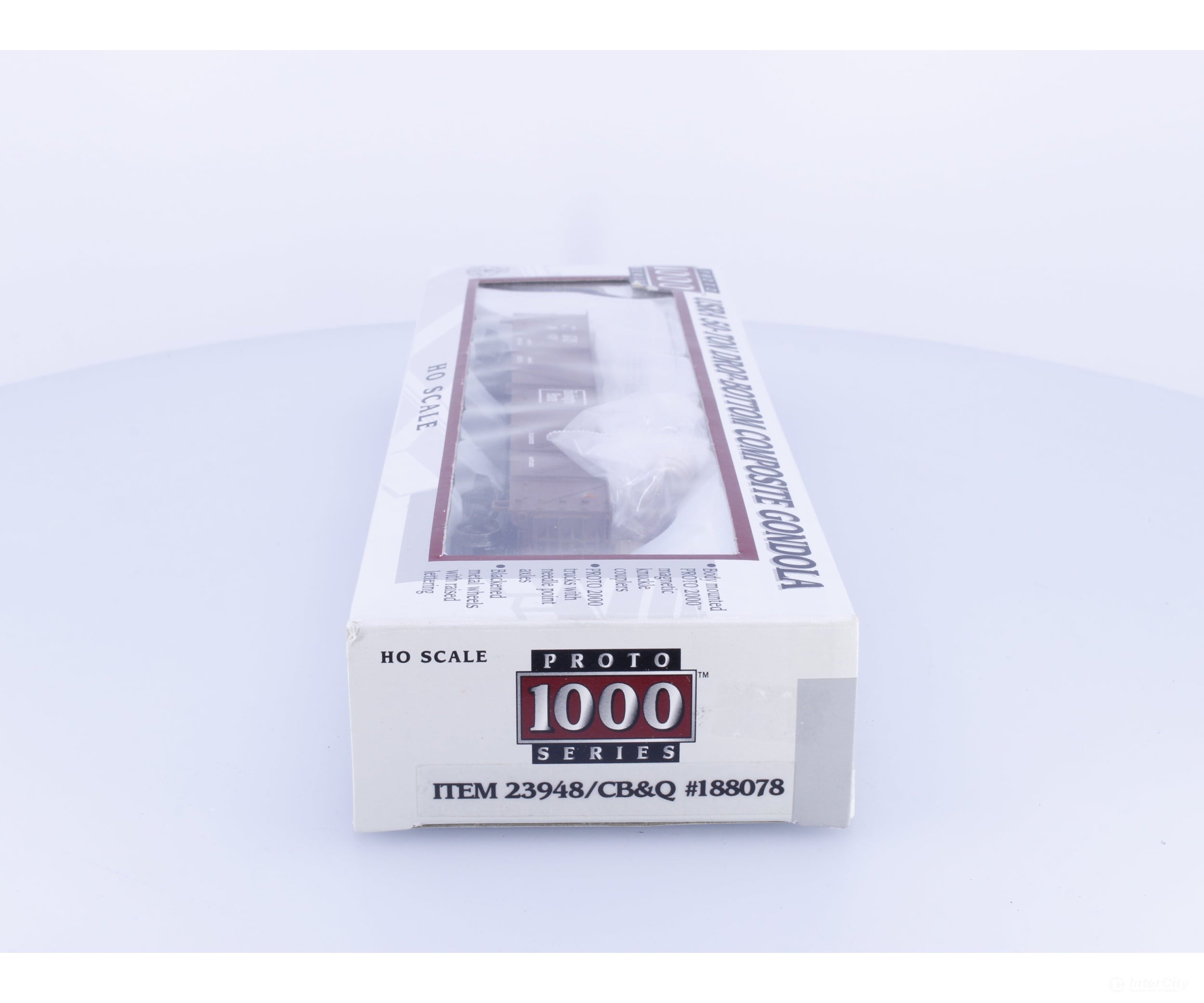 Proto 1000 23948 HO USRA 50-Ton Drop-Bottom Composite Gondola with Load Chicago Burlington and Quincey (CBQ) 188078