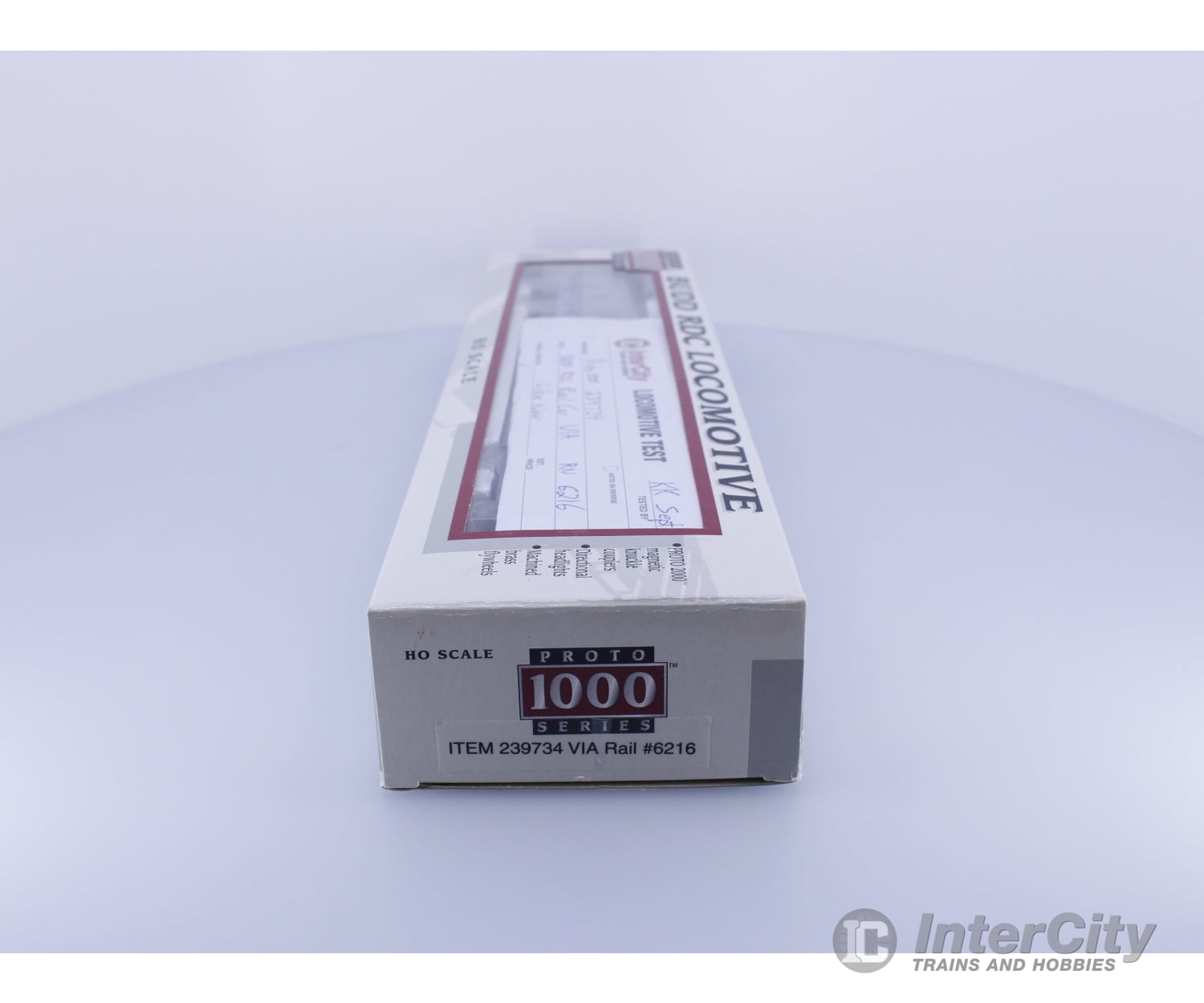 Proto 1000 239734 HO Budd RDC Rail Car Via Rail (VIA) 6216 Analog DC Locomotives