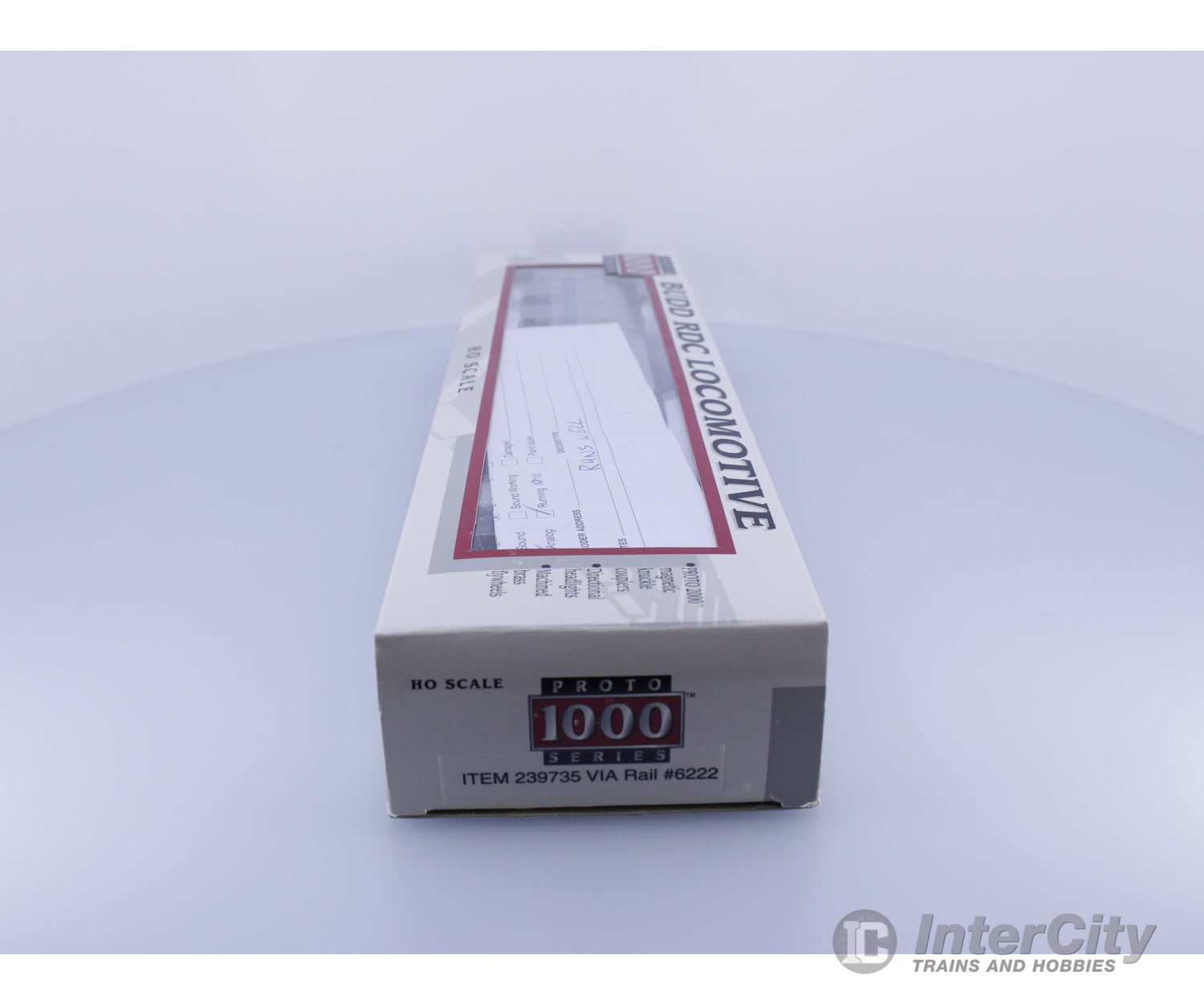 Proto 1000 239735 HO Budd RDC Rail Car Via Rail (VIA) 6222 Analog DC Locomotives