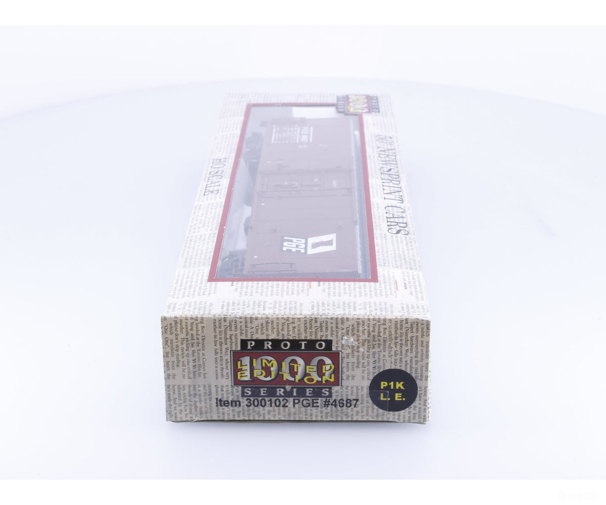 Proto 1000 300102 HO 50’ Newsprint Car Limited Edition Pacific Great Eastern (PGE) 4687 - Freight Cars