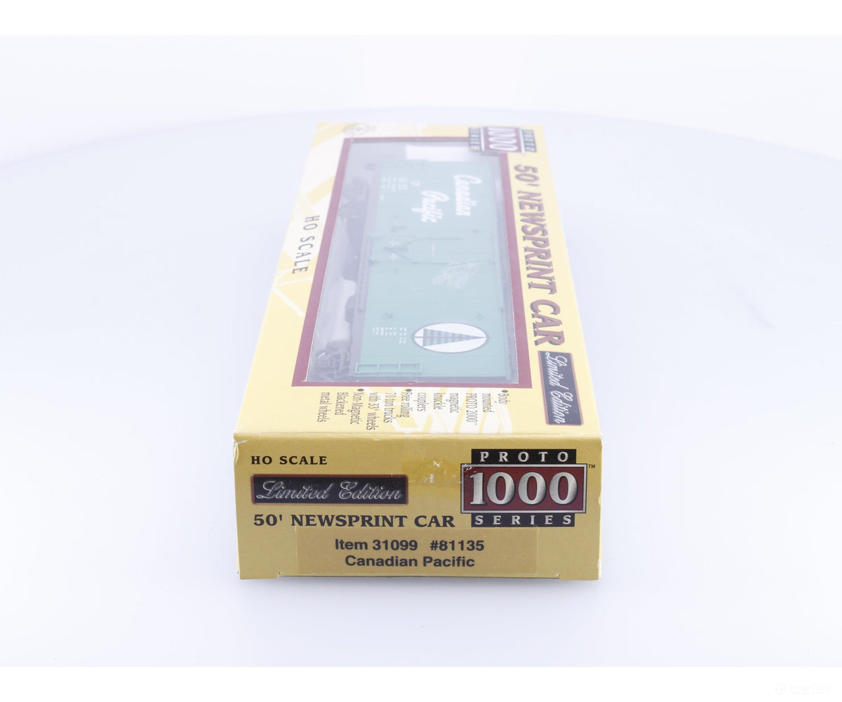 Proto 1000 31099 HO 50’ Newsprint Cars Canadian Pacific (CP) 81135 - Freight Cars