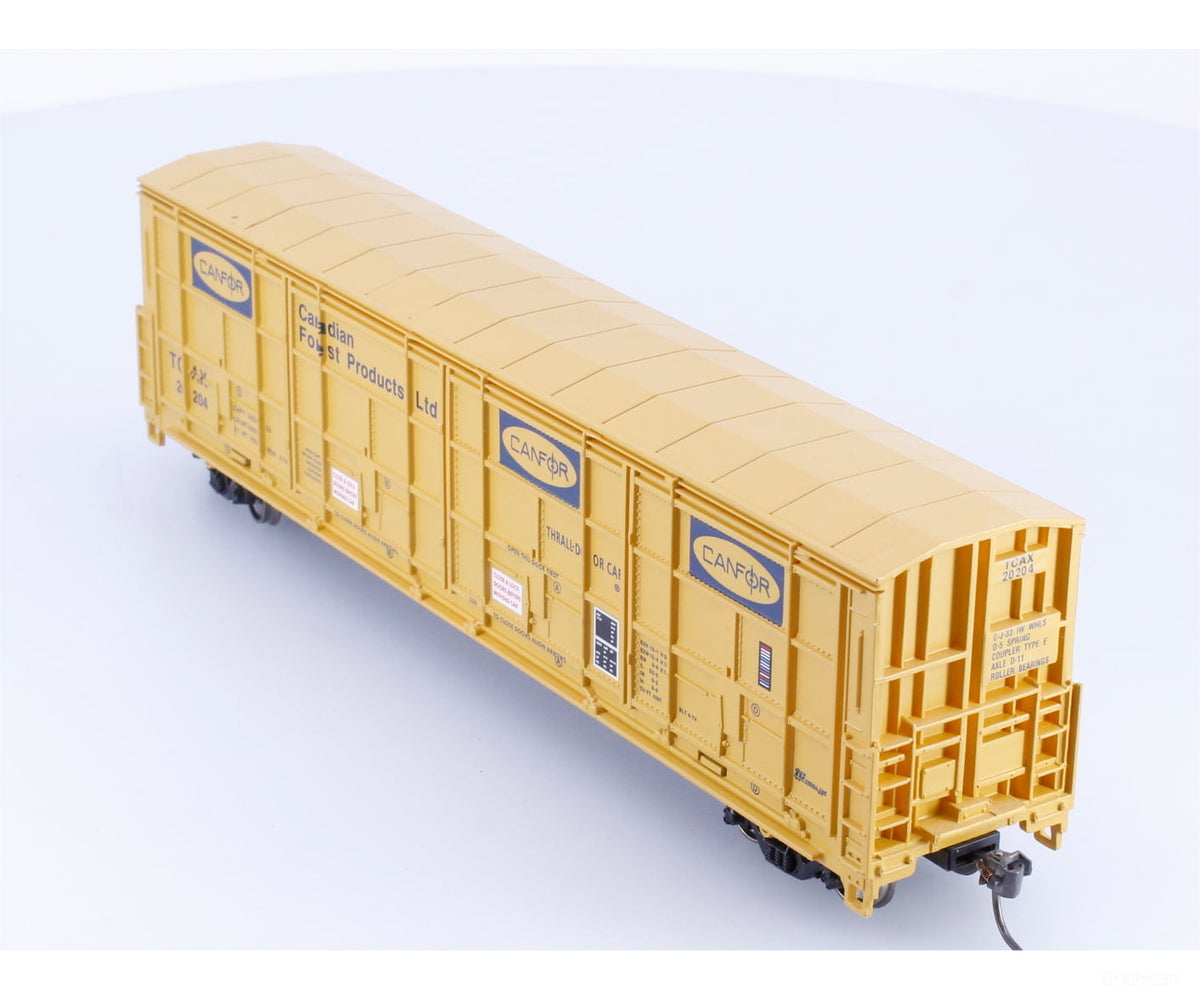 Proto 1000 89033 HO 60’ Thrall Door Box Car Canfor (TCAX) 20204 - Freight Cars