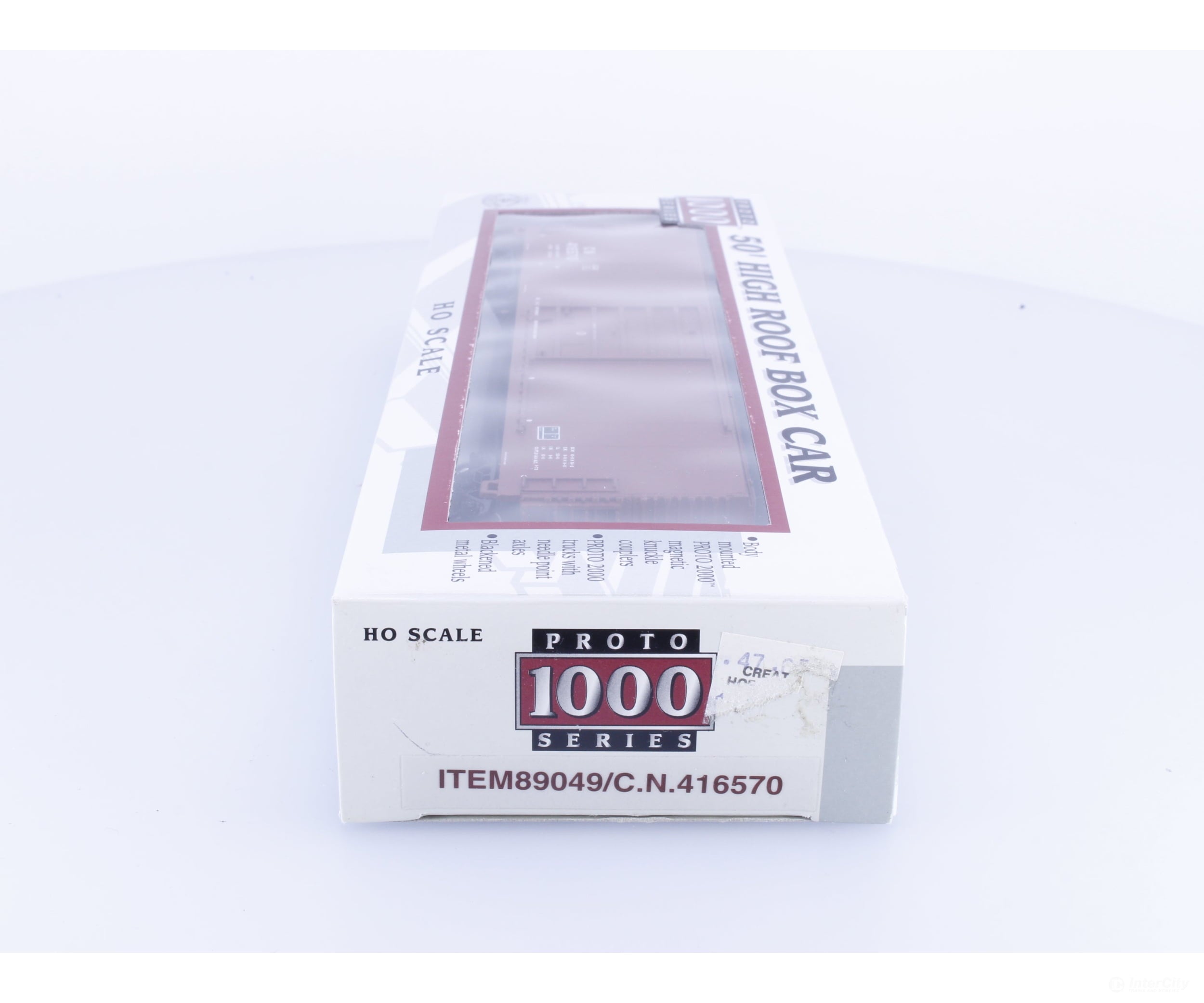Proto 1000 89049 HO 50’ High Roof Boxcar Canadian National (CN) 416570 - Freight Cars