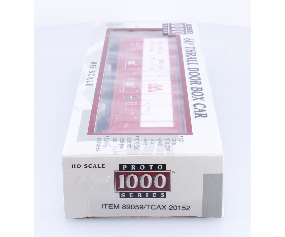 Proto 1000 89059 HO 60’ Thrall Door Box Car Macmillan Bloedel Building Materials 20152 - Freight Cars