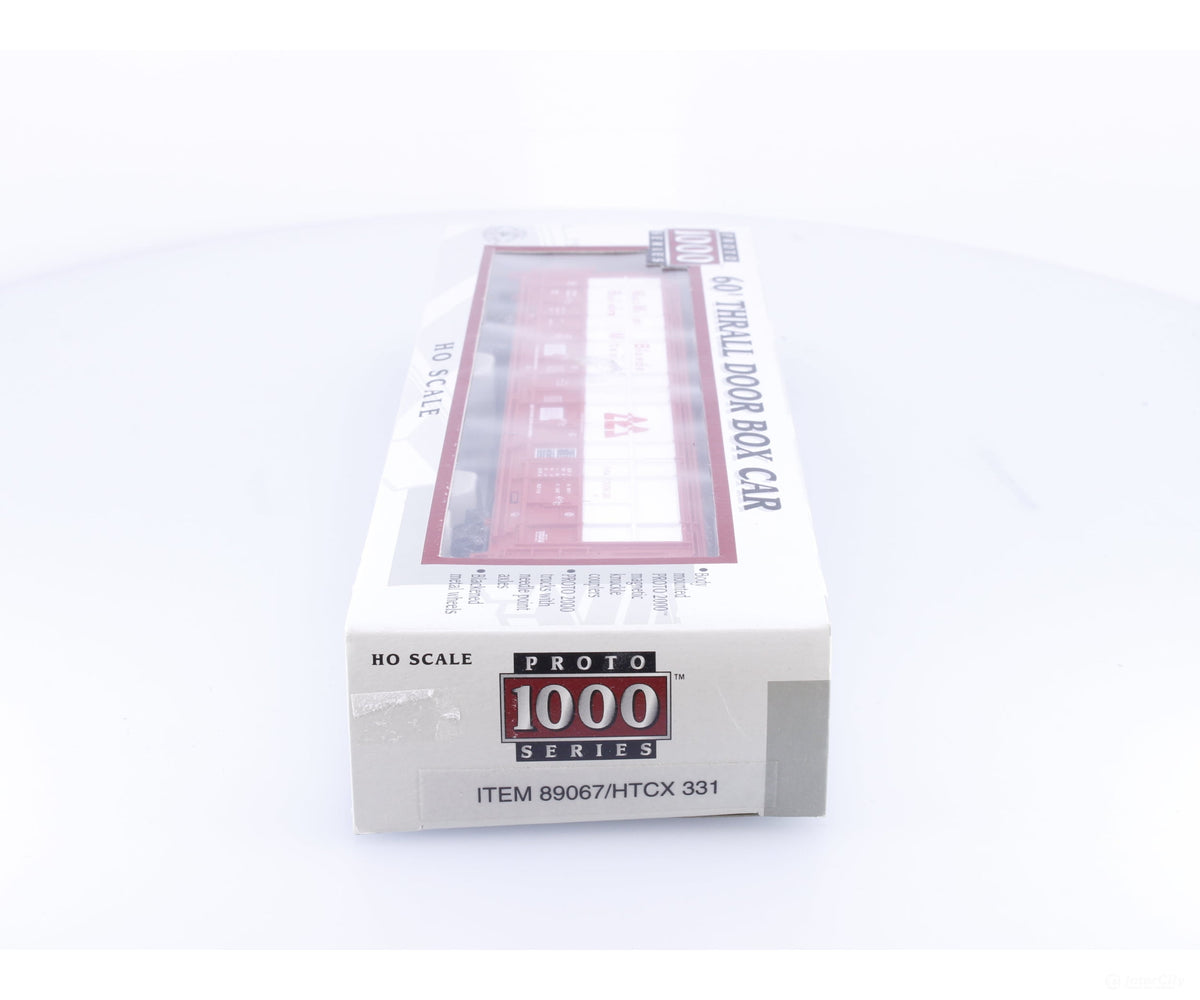Proto 1000 89067 HO 60’ Thrall Door Box Car Macmillan Bloedel Building Materials 331 - Freight Cars